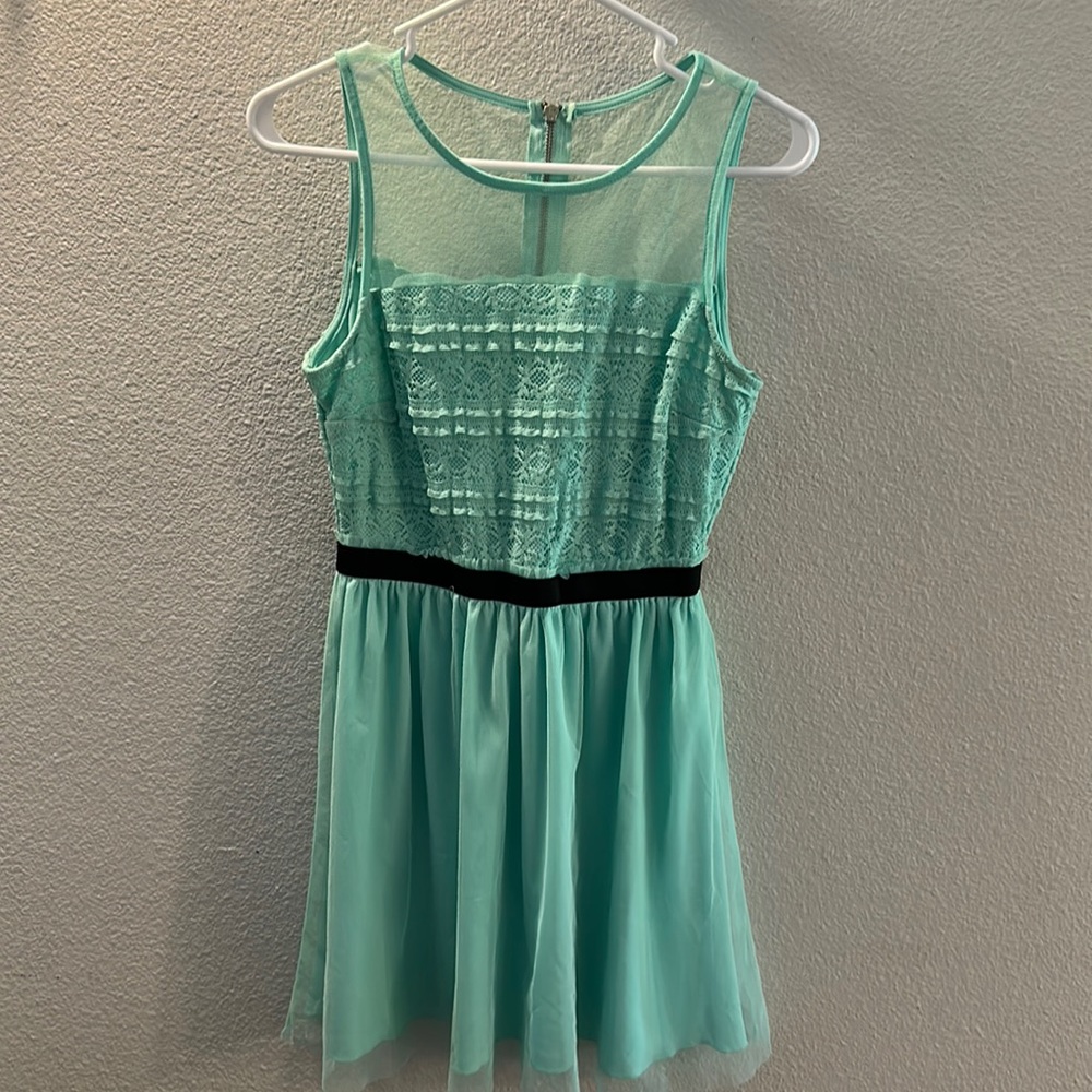 Speeckless Turquoise Dress